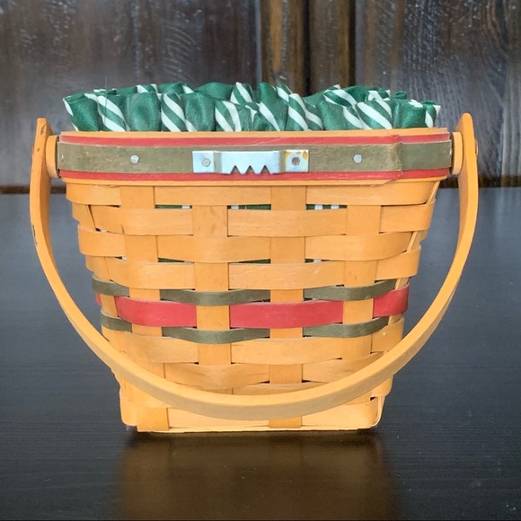1998 Longaberger Hand Woven Swing Handle Wall Basket - Picture 9 of 16